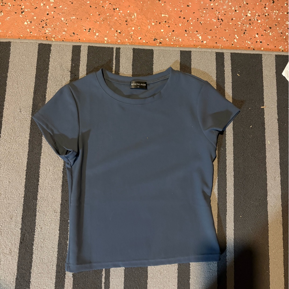 Fox Navy Short Sleeve Top